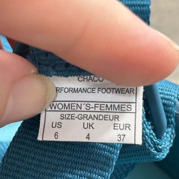 Chacos Chillos Slide Tinge Ocean Blue - Picture 6 of 7